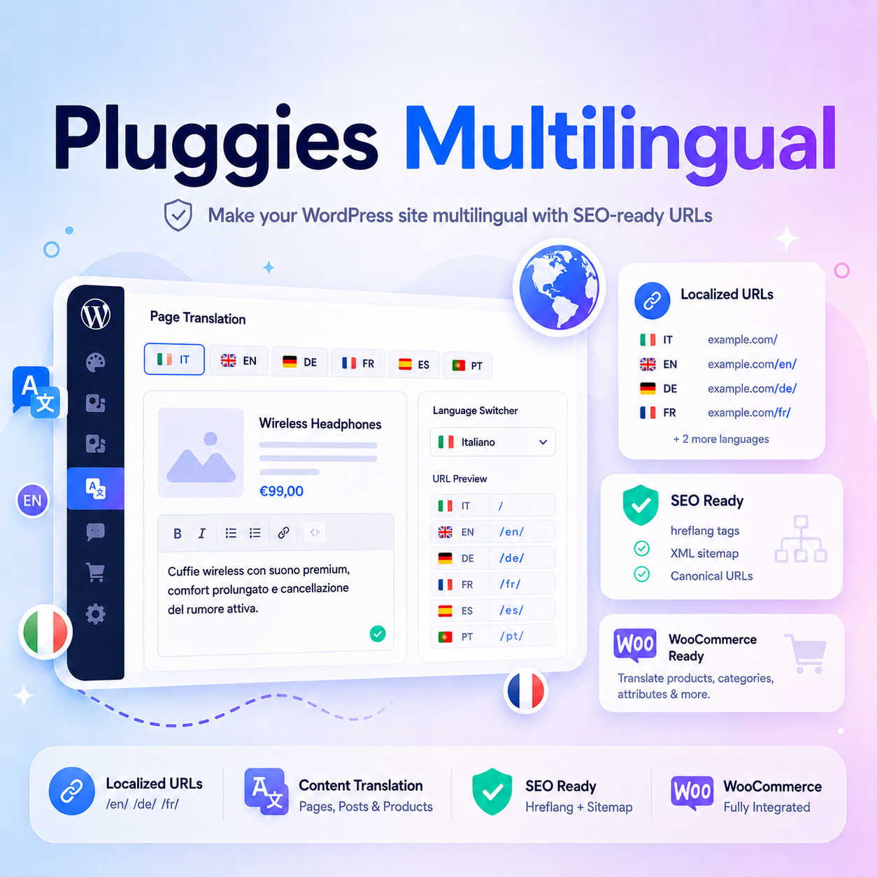 Pluggies Multilingual